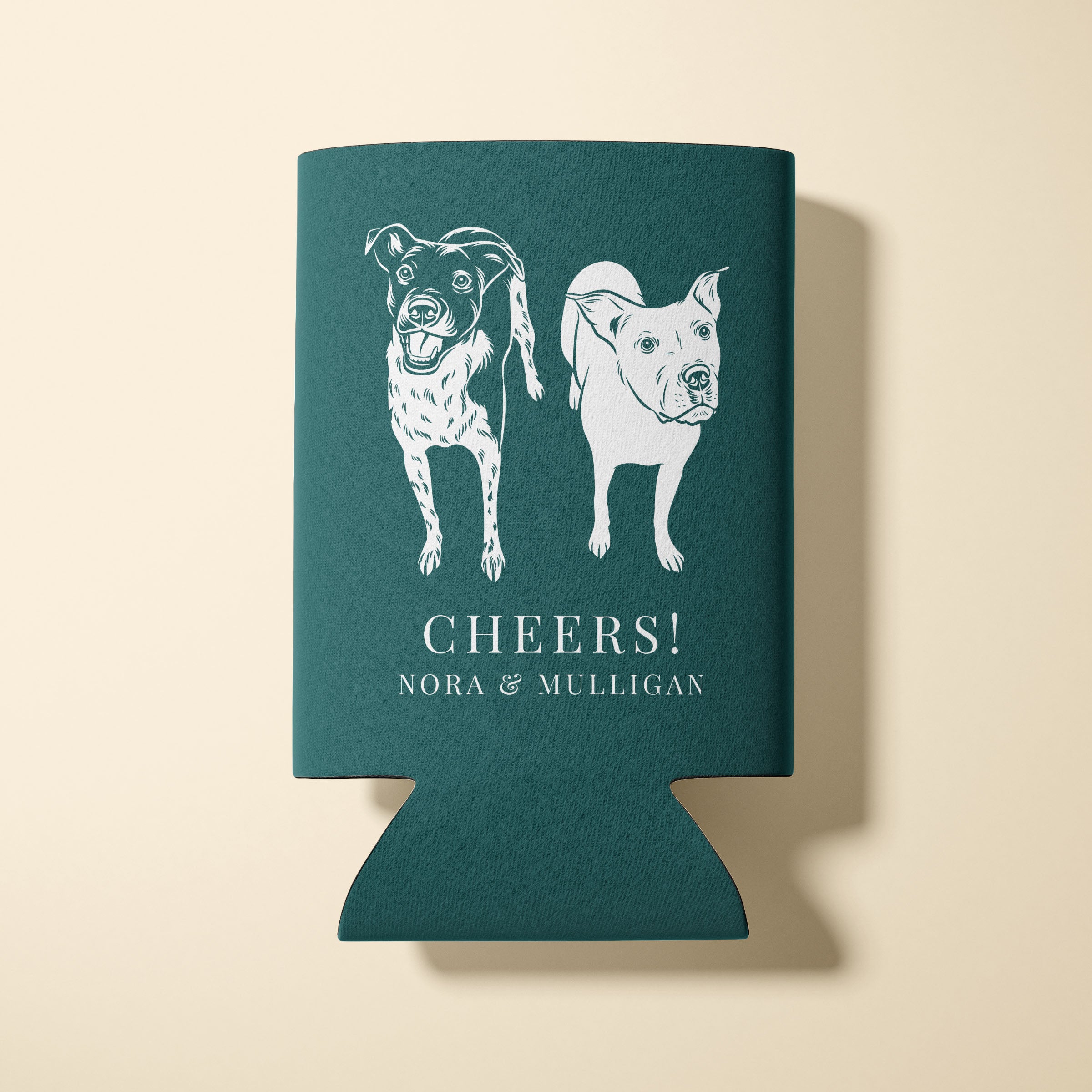 Standard-Size Pet Portrait Insulated Can Coolers – Paw To Print