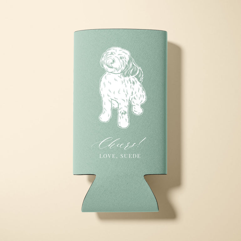 Slim Pet Portrait Insulated Can Coolers